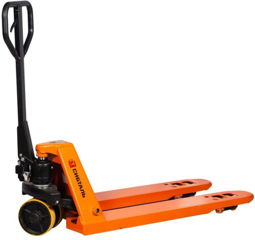 Гидравлическая тележка (рокла) ACR, 5 т, Вилы: 1150 Х 550, СибТаль, полиуретановые колеса по ценам производителя в Екатеринбурге с доставкой по всей России