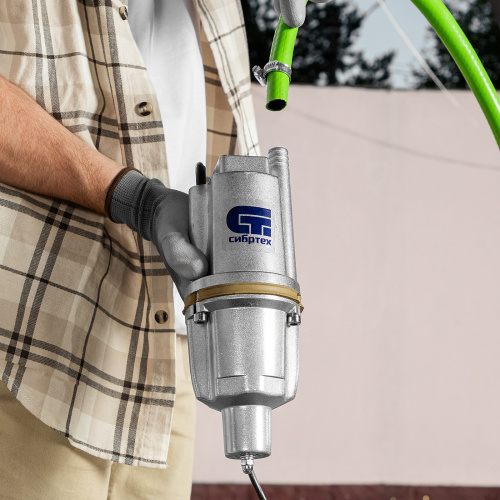 Вибрационный насос СВН300Н-10, нижний забор, 300 Вт, напор 75 м, 1200 л/ч, кабель 10 м Сибртех по ценам производителя в Екатеринбурге с доставкой по всей России