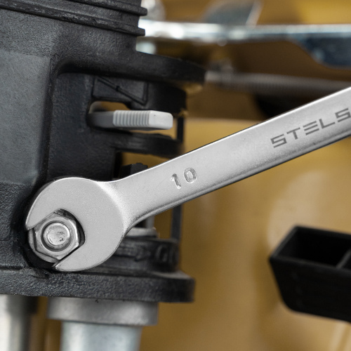 Набор ключей комбинированных, 8-19 мм, 8 шт, CrV, матовый хром Stels по ценам производителя в Екатеринбурге с доставкой по всей России