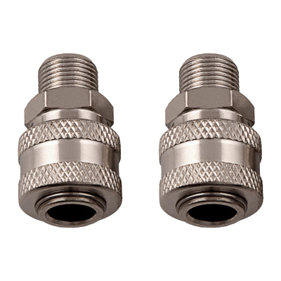 Муфта универсальная быстросъемная ("мама") 3/8, внешняя резьба, 2 шт, Stels по ценам производителя в Екатеринбурге с доставкой по всей России