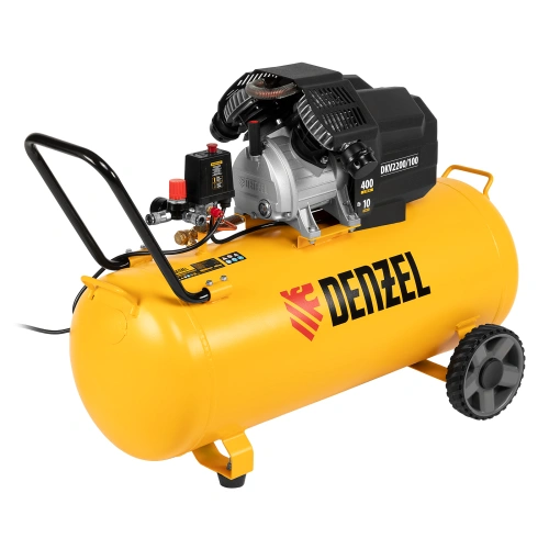 Компрессор воздушный DKV2200/100, Х-PRO 2.2 кВт, 400 л/мин, 100л Denzel по ценам производителя в Екатеринбурге с доставкой по всей России