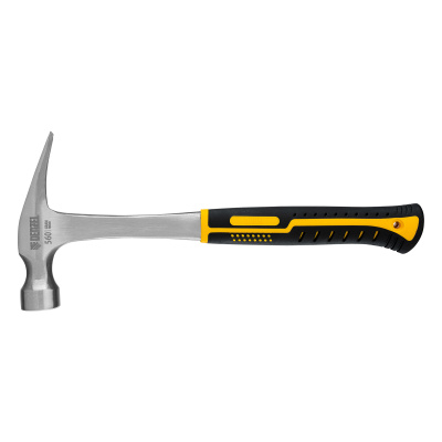 Молоток-гвоздодер 560 г, цельнометаллический, двухкомпонентная рукоятка Denzel по ценам производителя в Екатеринбурге с доставкой по всей России