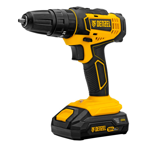 Дрель-шуруповерт аккумуляторная ударная CID-18-02BM, Li-Ion, 18 В, 2 акк. Denzel по ценам производителя в Екатеринбурге с доставкой по всей России