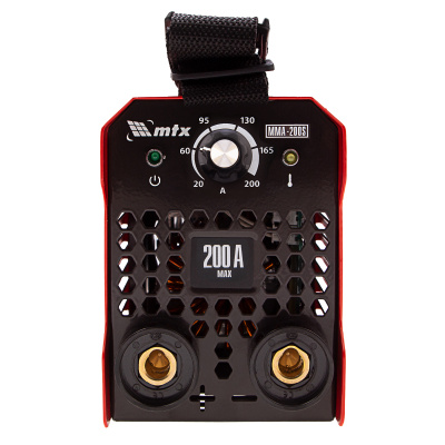 Инверторный аппарат дуговой сварки MMA-200S, 200 А, ПВ60%, диаметр электрода 1,6-5 мм MTX по ценам производителя в Екатеринбурге с доставкой по всей России