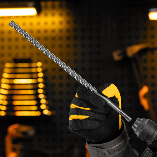 Бур по бетону, цельная крестовая пластина, 12x315 мм, SDS PLUS Denzel по ценам производителя в Екатеринбурге с доставкой по всей России