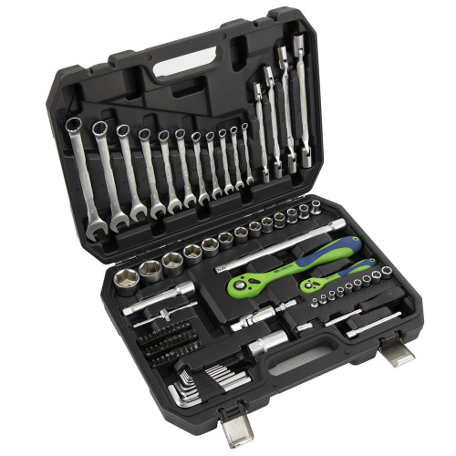 Набор инструментов 89 предметов, CrV 1/2", 1/4" Сибртех по ценам производителя в Екатеринбурге с доставкой по всей России