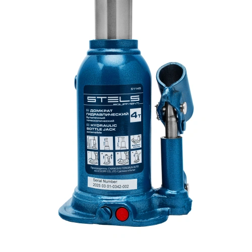 Домкрат гидравлический бутылочный телескопический, 4 т, подъем 170-420 мм Stels по ценам производителя в Екатеринбурге с доставкой по всей России