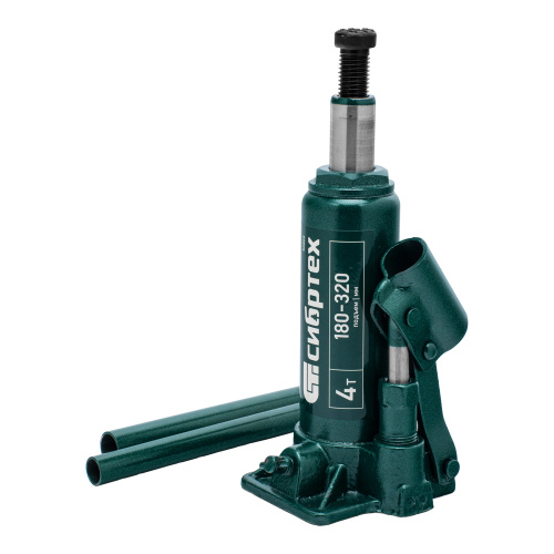 Домкрат гидравлический бутылочный, 4 т, 180-320 мм Сибртех по ценам производителя в Екатеринбурге с доставкой по всей России