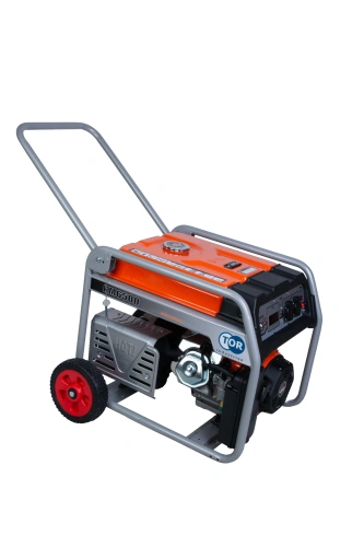 Генератор бензиновый 5,0 кВт 220В 27 л с электростартером и колесами TOR KM6500H по ценам производителя в Екатеринбурге с доставкой по всей России