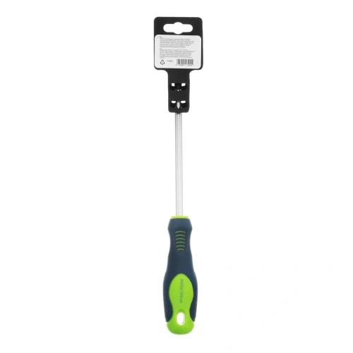 Отвертка, PH3 х 150 мм, CrV, двухкомпонентная рукоятка Сибртех по ценам производителя в Екатеринбурге с доставкой по всей России