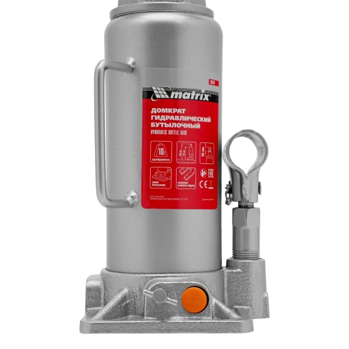 Домкрат гидравлический бутылочный, 10 т, h подъема 230-460 мм Matrix по ценам производителя в Екатеринбурге с доставкой по всей России