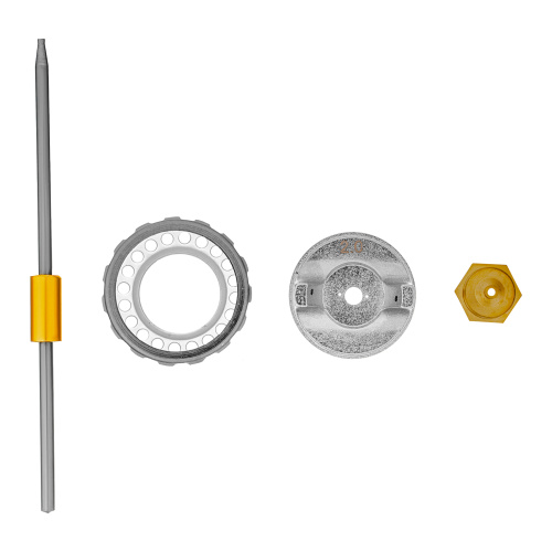 Ремкомплект для краскораспылителя 4 предмета: сопло 2,0 мм, игла, форсунка, зажим сопла Matrix по ценам производителя в Екатеринбурге с доставкой по всей России