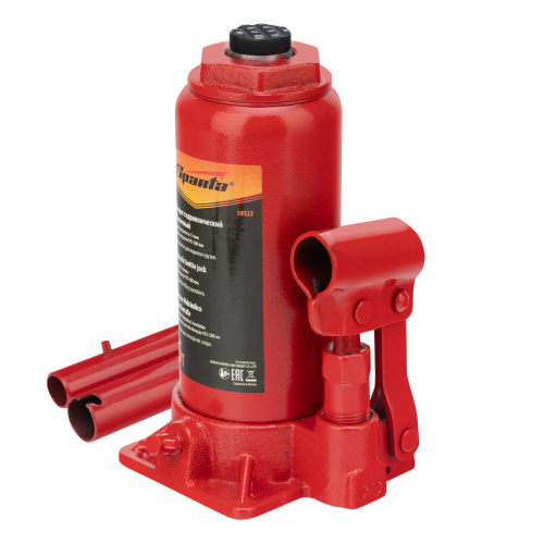 Домкрат гидравлический бутылочный, 5 т, h подъема 195-380 мм Sparta по ценам производителя в Екатеринбурге с доставкой по всей России