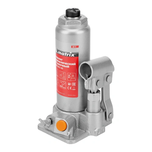 Домкрат гидравлический бутылочный, 2 т, h подъема 181-345 мм, в пластиковом кейсе Matrix по ценам производителя в Екатеринбурге с доставкой по всей России