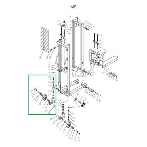 Колесная опора поворотная в сборе для MS по ценам производителя в Екатеринбурге с доставкой по всей России