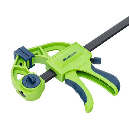 Струбцина F-образная, быстрозажимная, 200 х 70 х 420 мм, пластиковый корпус, фиксатор, двухкомпонентная рукоятка Сибртех по ценам производителя в Екатеринбурге с доставкой по всей России