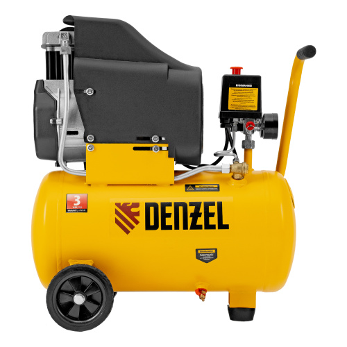 Компрессор воздушный DLC1300/24 безмасляный 1.3 кВт, 24 литра, 206 л/мин Denzel по ценам производителя в Екатеринбурге с доставкой по всей России