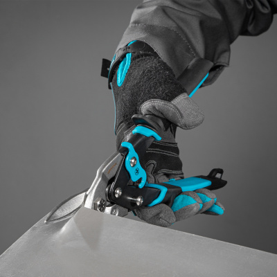 Ножницы по металлу "Piranha", 250 мм, прямой рез, сталь CrMo, двухкомпонентные рукоятки Gross по ценам производителя в Екатеринбурге с доставкой по всей России