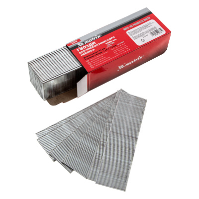 Гвозди для пневматического нейлера, длина 35 мм, ширина 1.25 мм, толщина 1 мм, 5000 шт Matrix по ценам производителя в Екатеринбурге с доставкой по всей России