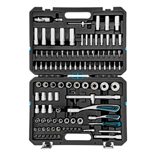 Набор инструментов, 1/4", 1/2", CrV, 120 зубьев, 109 предметов Gross по ценам производителя в Екатеринбурге с доставкой по всей России