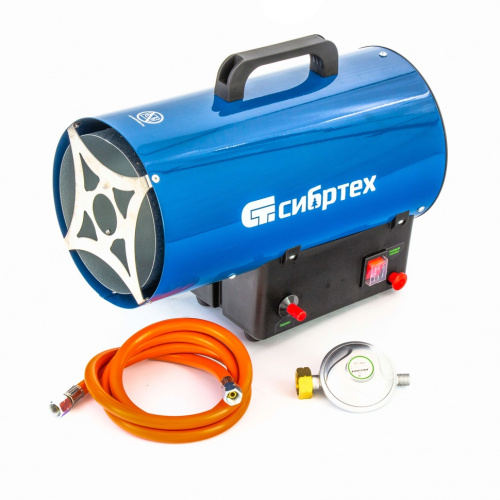 Газовая тепловая пушка СТГ-15, 15 кВт, 500 м3/ч, пропан-бутан Сибртех по ценам производителя в Екатеринбурге с доставкой по всей России