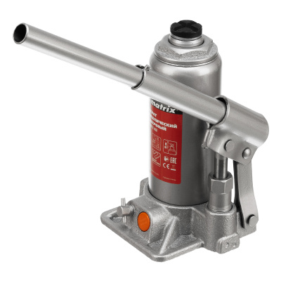 Домкрат гидравлический бутылочный, 3 т, h подъема 178-343 мм Matrix купить в Москве с доставкой по всей России | ProtosMarket.ru