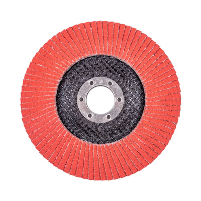 Круг лепестковый с керамическим абразивом для шлифования по нержавеющей стали FTL Everest 29 125 х 22,2 мм P120 купить в Москве с доставкой по всей России | ProtosMarket.ru