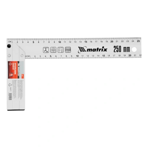 Угольник, 250 мм, алюминиевый, литой Matrix по ценам производителя в Екатеринбурге с доставкой по всей России