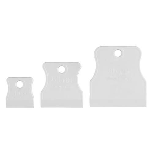 Набор шпателей 40-60-80 мм, белая резина, 3 шт. Sparta по ценам производителя в Екатеринбурге с доставкой по всей России