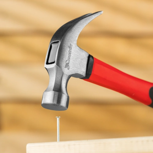 Молоток-гвоздодер optimal, 450 г, фибергласовая обрезиненная рукоятка Matrix по ценам производителя в Екатеринбурге с доставкой по всей России