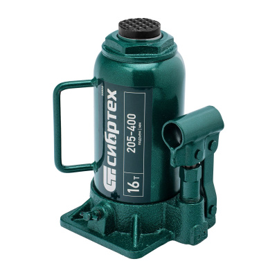 Домкрат гидравлический бутылочный, 16 т, 205-400 мм Сибртех по ценам производителя в Екатеринбурге с доставкой по всей России