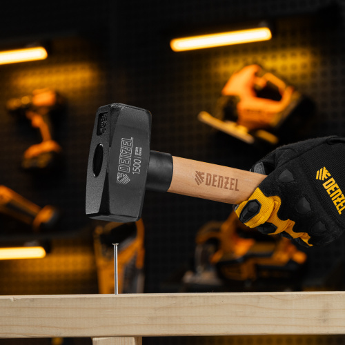 Кувалда, 1500 г, кованая головка, буковая рукоятка Denzel по ценам производителя в Екатеринбурге с доставкой по всей России