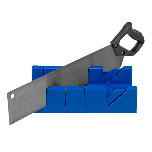 Стусло пластиковое, синее, 4 угла для запила, пила 450 мм Сибртех по ценам производителя в Екатеринбурге с доставкой по всей России