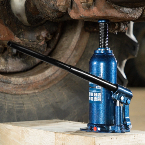 Домкрат гидравлический бутылочный, 8 т, h подъема 222-447 мм Stels по ценам производителя в Екатеринбурге с доставкой по всей России