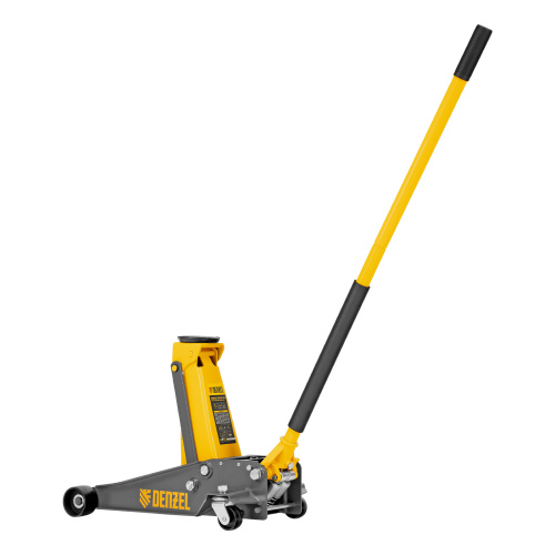 Домкрат гидравлический подкатной, 3 т, 125-470 мм, быстрый подъем, проф. Denzel по ценам производителя в Екатеринбурге с доставкой по всей России