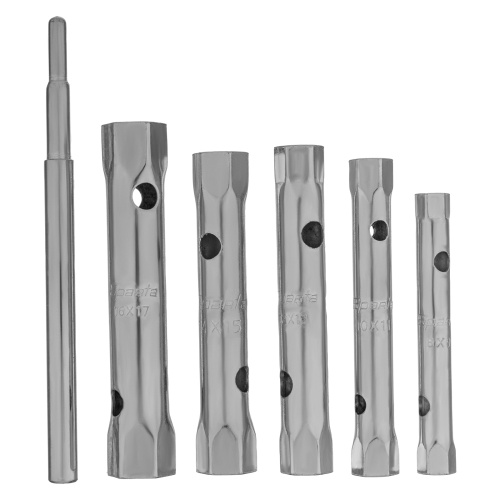 Набор ключей трубчатых торцевых, 8 х 17 мм, вороток, оцинкованные, 6 шт. Sparta по ценам производителя в Екатеринбурге с доставкой по всей России