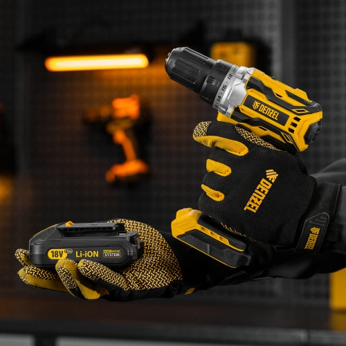 Дрель-шуруповерт аккумуляторная, бесщет. BLDL-18-0 Li-Ion, 18 В Denzel по ценам производителя в Екатеринбурге с доставкой по всей России