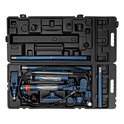 Растяжка гидравлическая, 10 т, набор из 17 предметов, 7 сменных насадок, в пластиковом кейсе на колесах Stels по ценам производителя в Екатеринбурге с доставкой по всей России