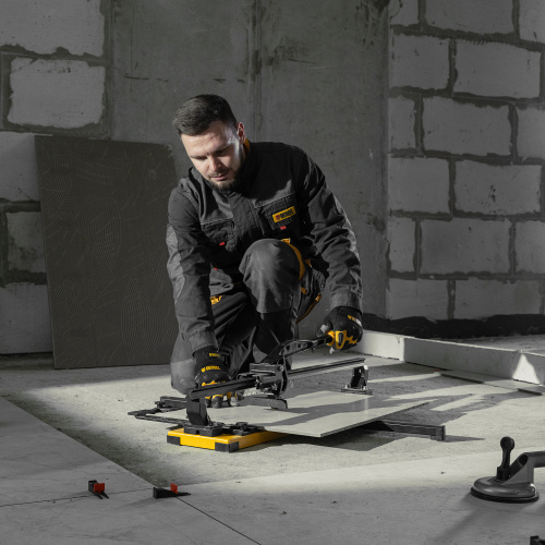 Плиткорез рельсовый 600х16мм, каретка на подш., стальная станина, усил. рукоятка-пенал Denzel по ценам производителя в Екатеринбурге с доставкой по всей России