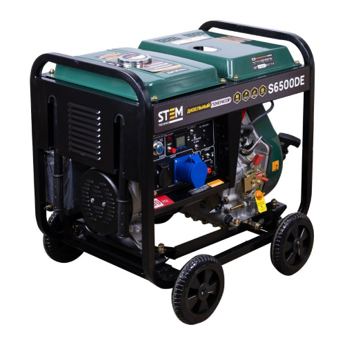 Генератор дизельный STEM Techno S6500DE (6.5 кВт, электростартер, дисплей, подогрев) по ценам производителя в Екатеринбурге с доставкой по всей России