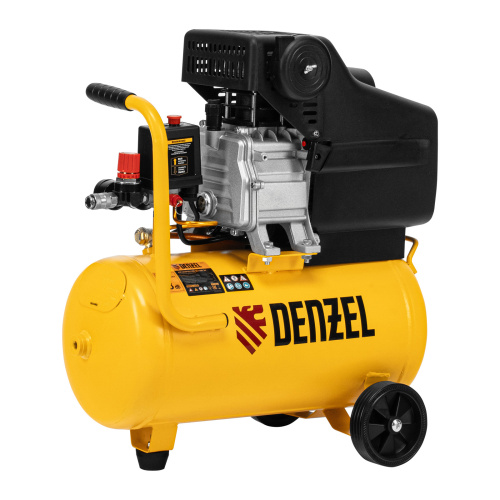 Компрессор воздушный DC1500/24, прямой привод, 1.5 кВт, 24 литра, 220 л/мин Denzel по ценам производителя в Екатеринбурге с доставкой по всей России