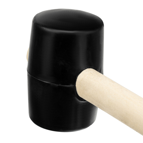 Киянка резиновая, 450 г, черная резина, деревянная рукоятка Sparta по ценам производителя в Екатеринбурге с доставкой по всей России