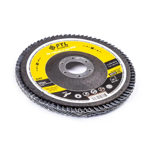 Круг лепестковый для шлифования по нержавеющей стали FTL Ergo цирконий 29 125 х 22,2 мм P60 купить в Москве с доставкой по всей России | ProtosMarket.ru