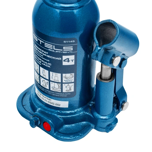 Домкрат гидравлический бутылочный телескопический, 4 т, подъем 170-420 мм Stels по ценам производителя в Екатеринбурге с доставкой по всей России