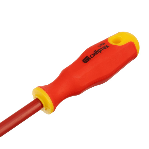 Отвертка диэлектрическая PH2 х 100 мм, CrV, до 1000 В, двухкомпонентная рукоятка Сибртех по ценам производителя в Екатеринбурге с доставкой по всей России