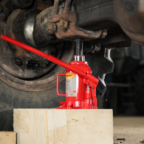 Домкрат гидравлический бутылочный 20 т, h подъема 215-405 мм Sparta Compact по ценам производителя в Екатеринбурге с доставкой по всей России