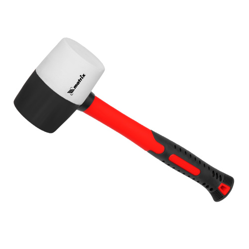 Киянка резиновая, 450 г, черно-белая резина, фибергласовая рукоятка Matrix по ценам производителя в Екатеринбурге с доставкой по всей России