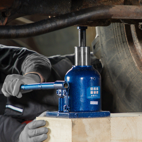 Домкрат гидравлический бутылочный телескопический, 10 т, H подъема 170-430 мм Stels по ценам производителя в Екатеринбурге с доставкой по всей России