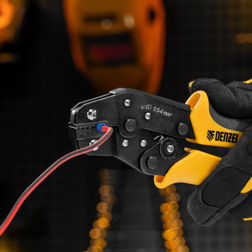 Клещи для обжима наконечников штыревых НШВ, НШВИ, НШВИ-2, 0,5-4 мм2 Denzel по ценам производителя в Екатеринбурге с доставкой по всей России