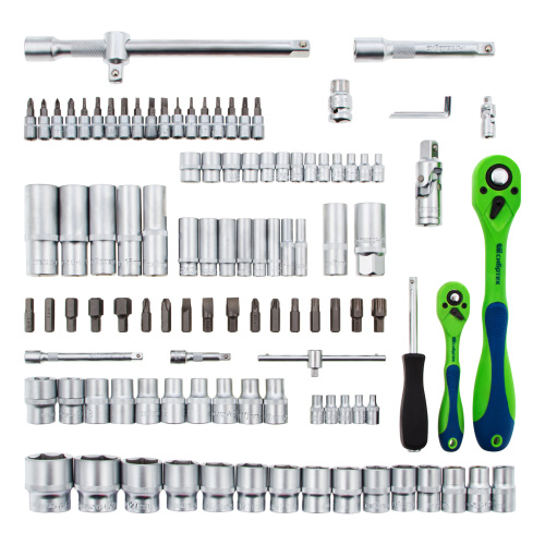 Набор инструментов 108 предметов, CrV, 1/2", 1/4" Сибртех по ценам производителя в Екатеринбурге с доставкой по всей России